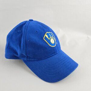 Milwaukee Brewers Hat Mens One Size Blue Glove Adjustable Cap Baseball Culvers